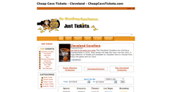 Desktop Screenshot of cheapcavstickets.com